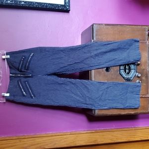 Urban outfitters navy pinstriped pants